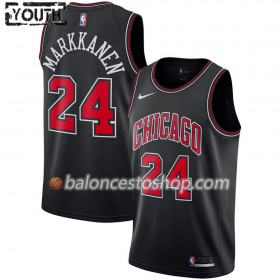 Camiseta Niños NBA Chicago Bulls Lauri Markkanen 24 2019-20 Nike Statement Edition Swingman